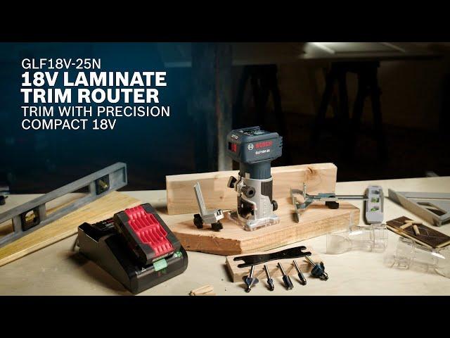 Bosch GLF18V-25: 18V Laminate Trim Router