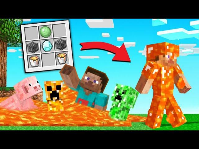 New LAVA ARMOUR in MINECRAFT !! | Secret Armours