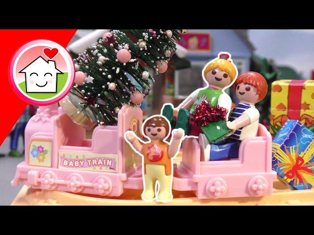 Playmobil Familie Hauser - Weihnachten 2024 mit Anna , Lena und Malte