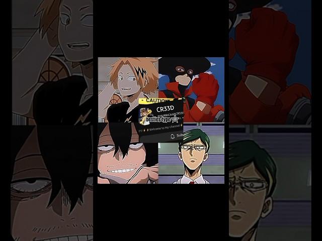 besties type vs my type @HURRICAN3CR33D  #mha #myheroacademia #denki #aizawa #shigaraki #bnha