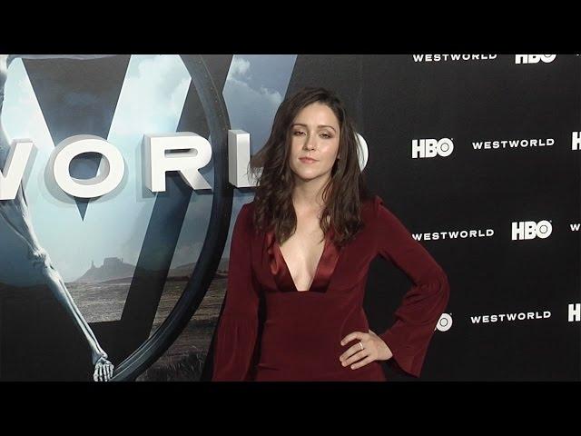 Shannon Woodward "Westworld" Premiere Red Carpet