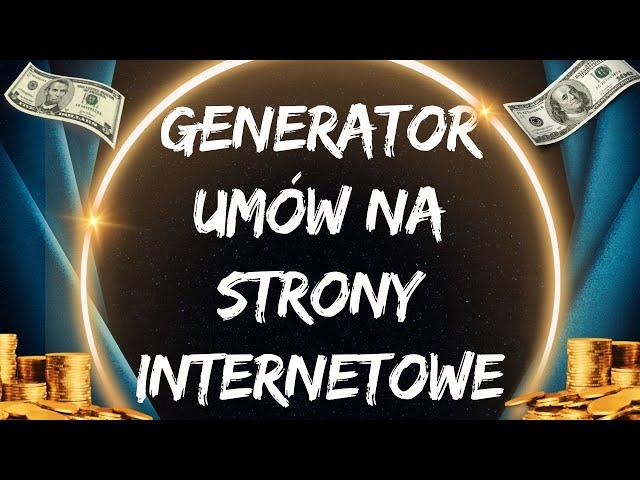 Umowa na stronę strony WordPress. Bezpłatny polski generator sprawdzony pod kątem prawnym