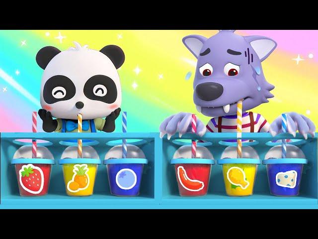 Fruits & Vegatables Smoothie Challenge | Learn Colors | Nursery Rhymes & Kids Songs | BabyBus