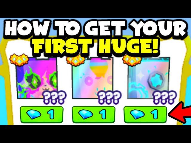 How to get your FIRST HUGE pet in Pet Sim 99! (Free to Play)