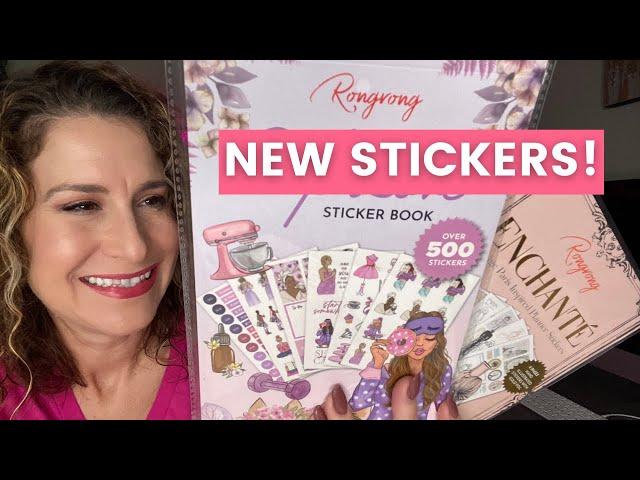 New Self Care Stickers and Paris Stickers from Rongrong! Sticker Flip Through!