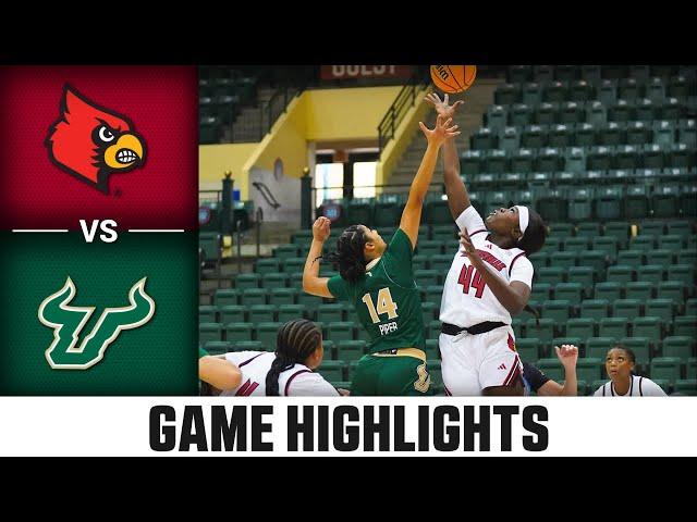 South Florida vs. Louisville Game Highlight | 2024-25 ACC Women's Basketball