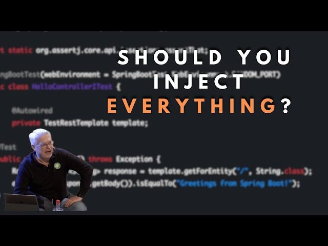 What dependencies should you inject - Uncle Bob