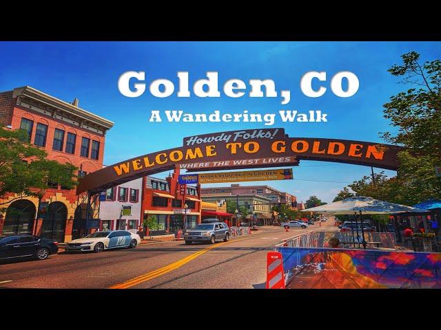 Golden, CO: Wandering Walks of Wonder Slow TV Walking Tour 4K