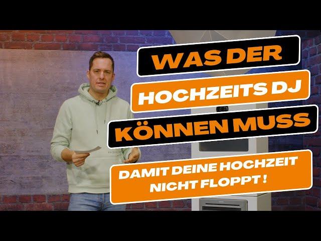 Was ein Hochzeits DJ [2023] können muss damit deine Hochzeit nicht zum Flop wird.