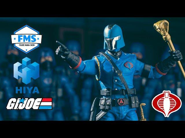 Cobra Commander Hiya Toys Exquisite Mini Series G.I.Joe Figure Review #Hiyatoys #gijoe