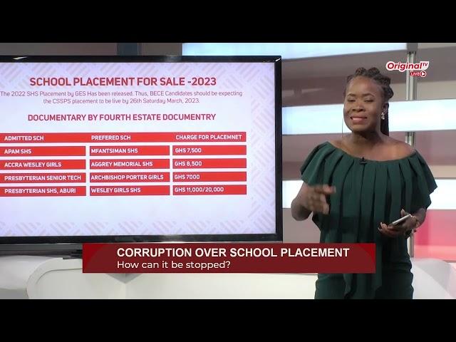 CORRUPTION OVER SCHOOL PLACEMENT: How can it be stopped? | Nsem A Esisi