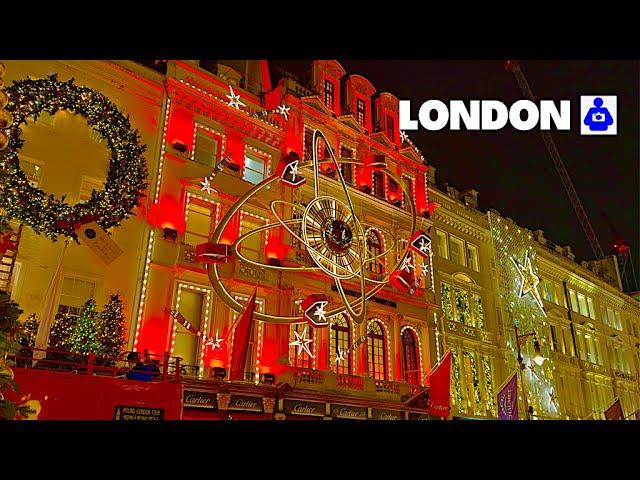 London Christmas Walk 2024  London’s WEST END Christmas Lights Tour | Central London Walking Tour