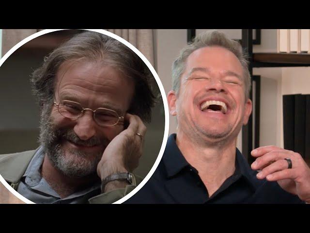 Matt Damon Shares Incredible Robin Williams GOOD WILL HUNTING Story | INTERVIEW