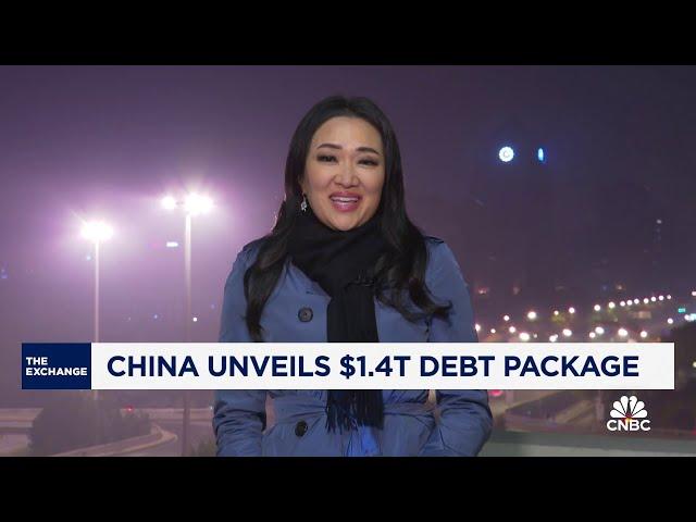 China unveils $1.4 trillion package to address local government debt issues.