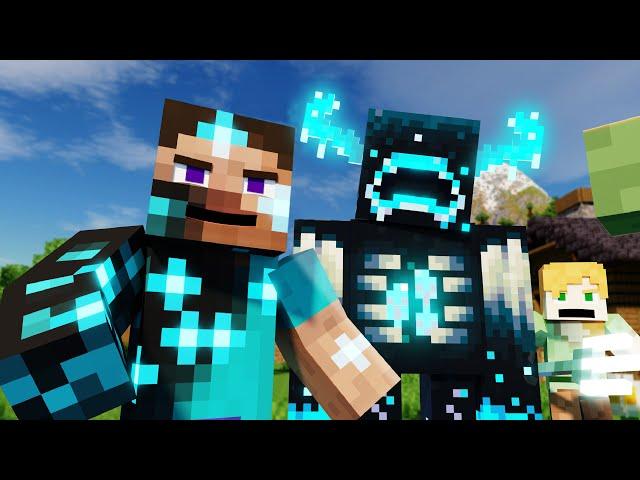 WARDEN & STEVE FIGHT! - Alex and Steve Life - (Minecraft Animation)