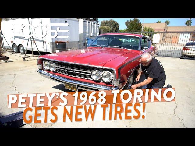 Petey’s 1968 Torino Gets New Tires!