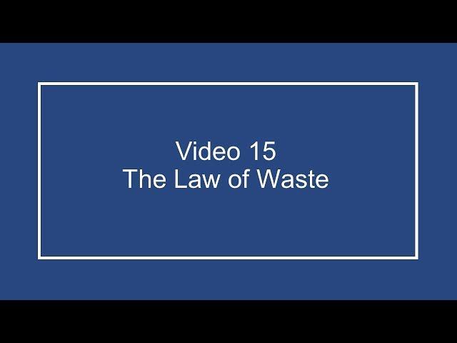 ProfDale Property Video 15 - Waste