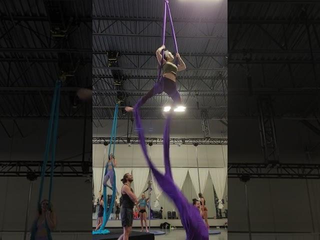 double princess drop aerial silks