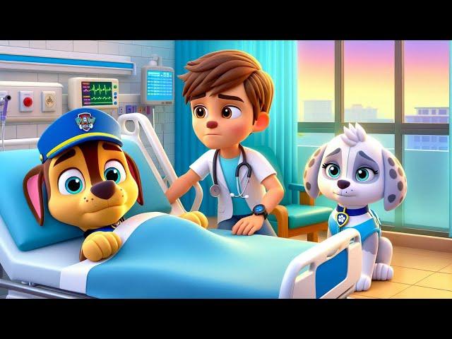 Paw Patrol Ultimate Rescue | Chase is sick, Marshall is SO SAD?! | Very Funny Story | Rainbow 3