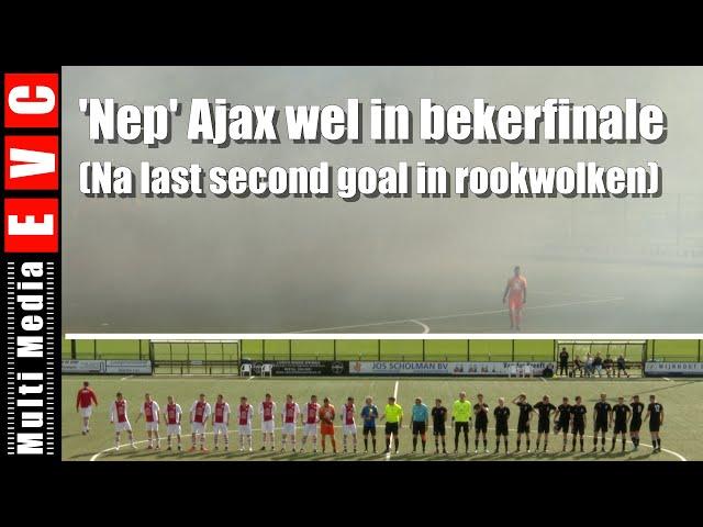 'Nep' Ajax wel in bekerfinale ondanks rookwolken | JSV - SVA