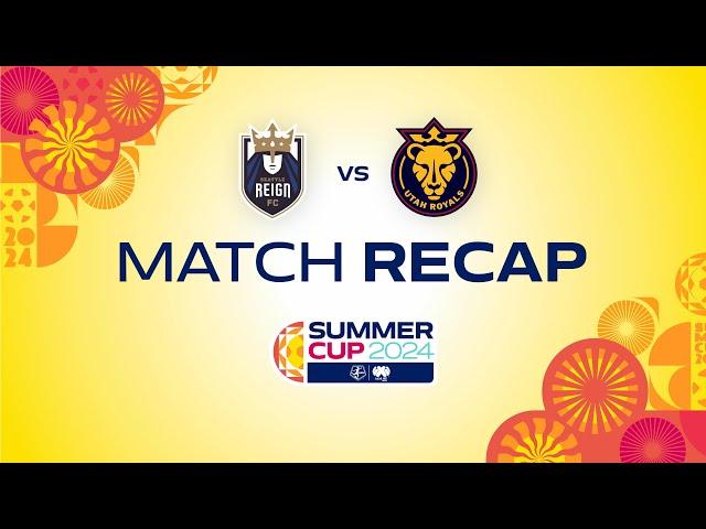 FULL HIGHLIGHTS | Seattle Reign vs. Utah Royals