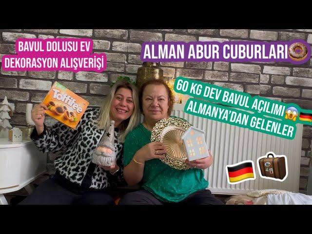 ANNEMİN ALMANYA’DAN GETİRDİKLERİ60 KG BAVUL AÇILIMIALMAN ABUR CUBURLARI, EV DEKOR ALIŞVERİŞİ