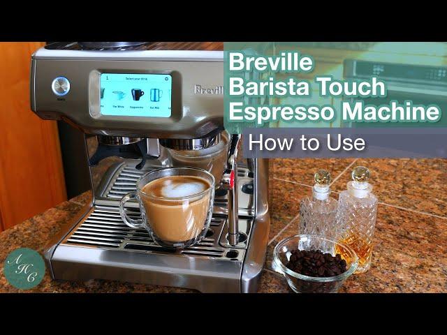 How to use Breville Barista Touch BES880BSS Espresso Machine