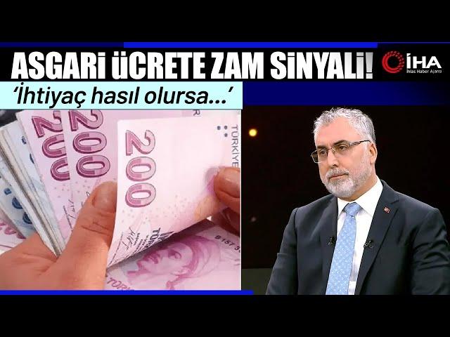 Bakan Işıkhan Açıkladı : Asgari Ücrete Ara Zam Yapılacak Mı ?