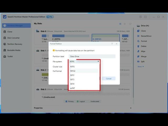 How to Format Hard Drive Partition - EaseUS Partition Master