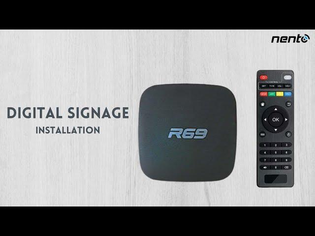 Digital Signage Box: Installation | TV Screen and Internet Connection