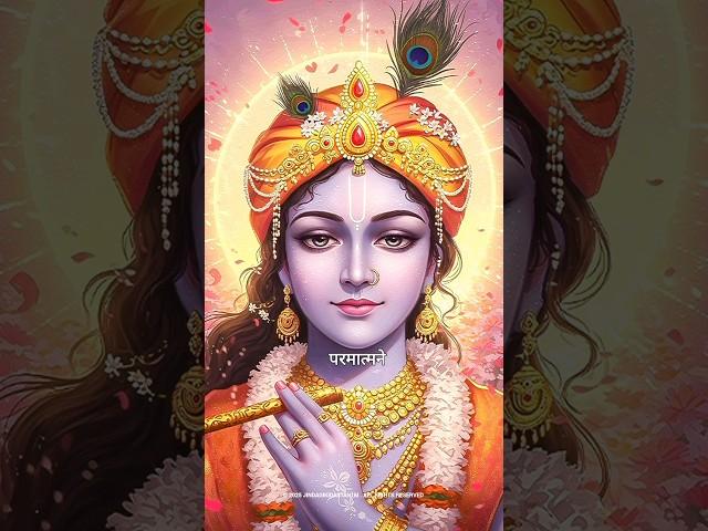 Powerful Krishna Mantra️‍- ️  KRISHNAYA VASUDEVAYA #krishna #chanting #meditation #music