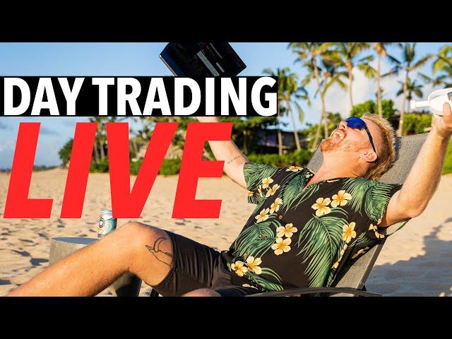 Day Trading Live! NASDAQ FUTURES! Patrick Wieland Concepts!