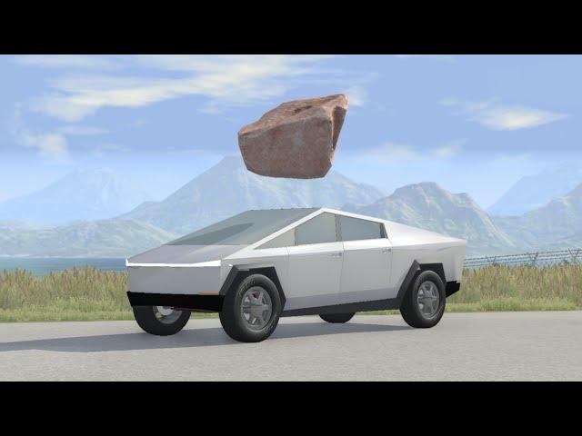 Thorough Testing of the Tesla Cybertruck -  beamng drive