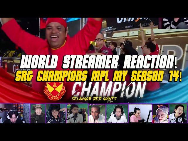 WORLD STREAMER REACTIONSRG CHAMPIONS MPL MY SEASON 14TUMBANGKAN VAMOS SRG VS VAMOS