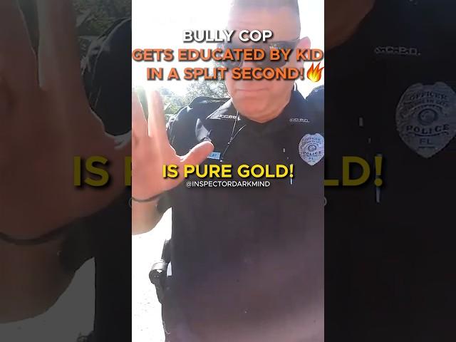 Kid EDUCATES Cop on Actual LAW, Refuses to ID and Leaves the Cop Lost For Words! Police Epic Fail