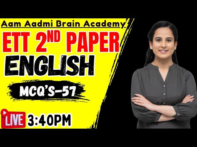 ETT CADRE| ENGLISH | 2nd paper preparation | ett 5994 new update | ett 6635 new update