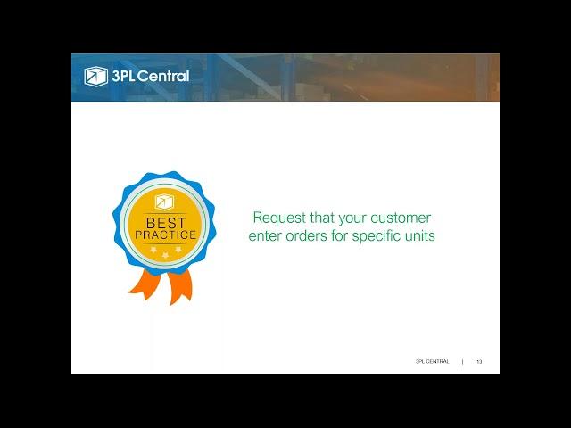 3PL Operations Best Practices Webinar: Pallet In / Pallet Out Workflows