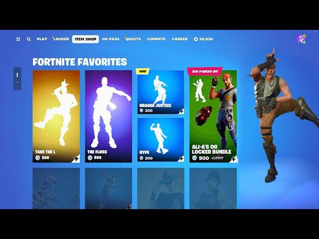 fortnite just put a battle pass emote in the shop