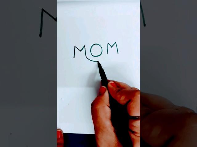 beautiful art with mom   #shorts #youtubeshorts #youtubepartner #drawing  #creativeart