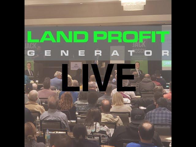 Land Profit Generator Live With Jack Bosch