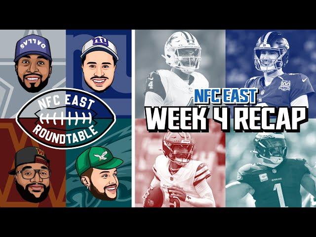 NFC East Roundtable | NFL Week 4 Recap