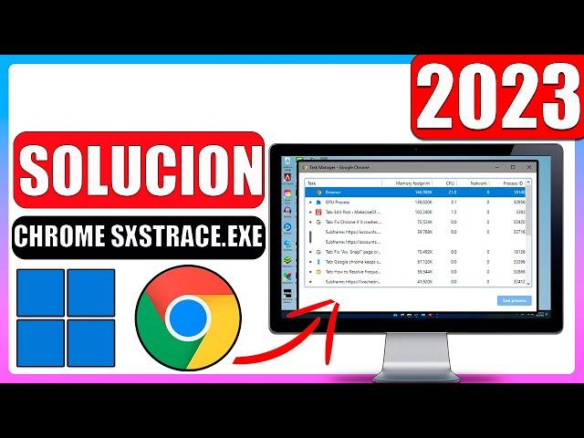 Google chrome sxstrace.exe error (google chrome no abre la configuracion en paralelo)