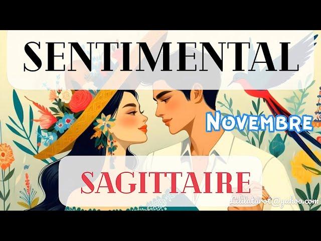 SAGITTAIRE ️ SENTIMENTAL NOVEMBRE 2024