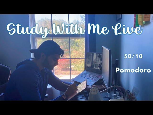 9 Hour Sunday Study with Me LIVE for Medical School S2E3, 50/10/70 Pomodoro w/ Lofi beats (12/01/24)