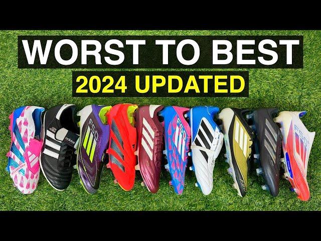 Ranking the Top 10 Adidas football boots of 2024 from WORST to BEST