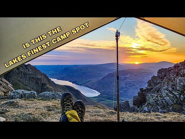 Is This The Lake District's FINEST CAMP SPOT..Mickledore SOLO WILDCAMP..