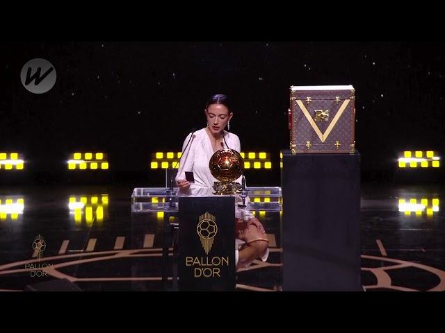 Bonmati retains Ballon d'Or award in Paris | Soccer | WeShow Sports