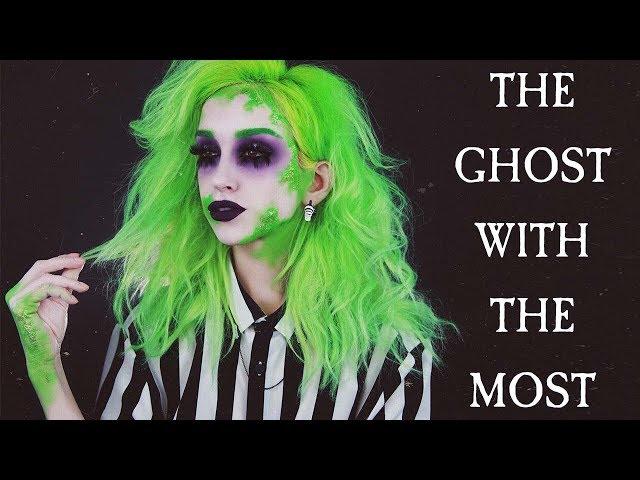 BEETLEJUICE GLAM MAKEUP TUTORIAL | LINABUGZ