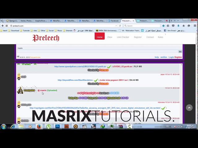 how to generate premium links to direct 100% work for free preleech.com - كيفية تحويل رابط الي مباشر