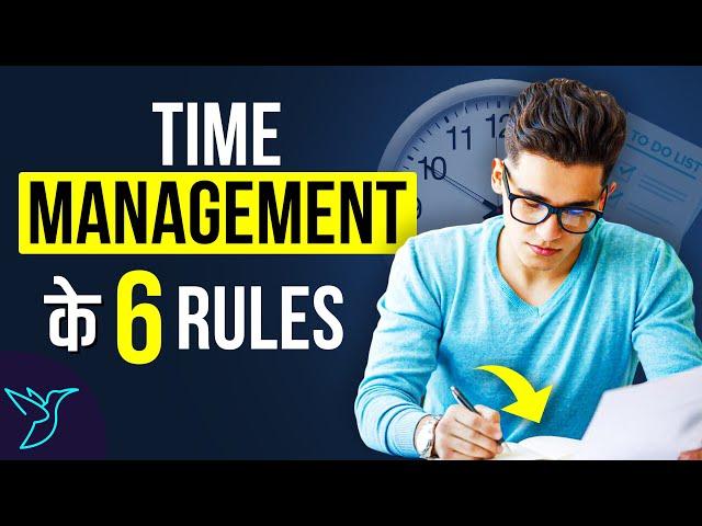 6 TIME MANAGEMENT Tips for STUDENTS & WORKING PEOPLE! | Make Time Book Summary In Hindi | Rewirs